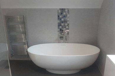 Inspiration for a modern bathroom in Surrey.