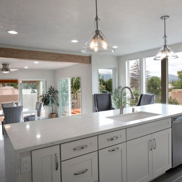 Borrego Custom Homes Santa Fe Contemporary Remodel