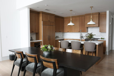 Inspiration for a contemporary living room remodel in New York