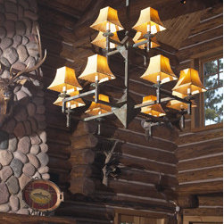 Brass Light Gallery - Wentworth&trade; Twelve Light Large Two Tier Chandelier with electric candles - Chandeliers