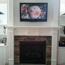 indoor fireplace