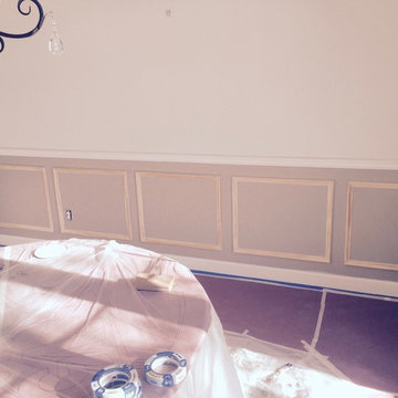 Classic Elegance with Applied Moldings and Fresh Paint Colors