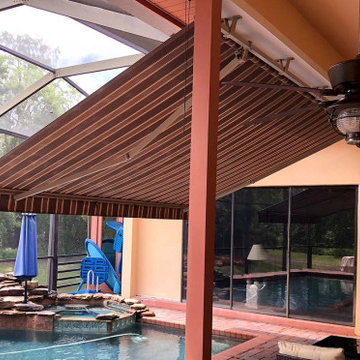 Residential Manual or Motorized Retractable Fabric Awnings