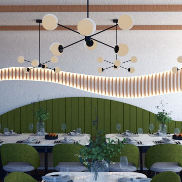 Modern Greenleaf Cafe in Notting Hill