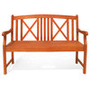 Vifah Outdoor 2 Seater Wood Bench