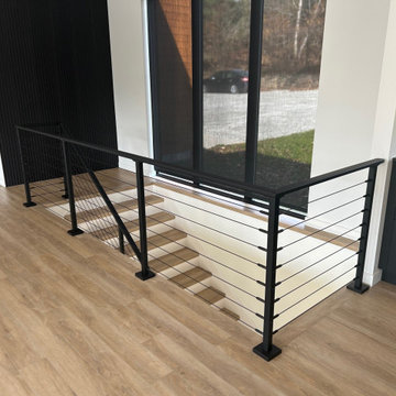 Indoor and outdoor cable railing project in Quebec, Canada