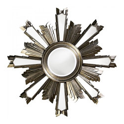 www.essentialsinside.com: jacob round framed starburst wall mirror - Wall Mirrors