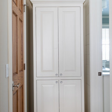 White Linen Cabinet