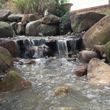 Pondless Waterfall for Retired Fire Fighters