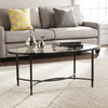 Quinton Oval Cocktail Table - Black