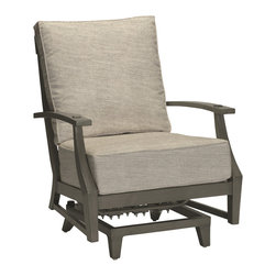 Summer Classics - Summer Classics Croquet Spring Lounge, Linen Dove Cushion - Outdoor Lounge Chairs