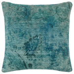 Bareens Designer Rugs - Tribal Rowley Vintage Distressed Handmade Rug Pillow - Embellish your home with this timeless casual chic handmade throw pillow made with antique vintage distressed wool rug. A modern look on the timeless antique distressed pattern this elegant pillow provides texture and dimension. A mesmerizing addition to any decor, this beautiful, elegant pillow features beautiful colors with unique design made by skilled artisans. An intricate design and exquisite coloration make this handmade pillow a standout piece in any decor.