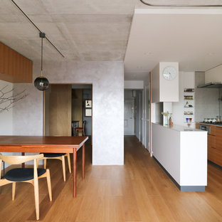 東京23区のモダンスタイルのおしゃれなキッチンの写真