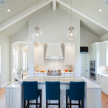Glass & Stone Mosaic Kitchen Backsplash