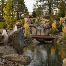 Boulder waterfall