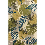 KAS - KAS Havana 2637 Ivory Breeze Area Rug, 30"x50" - Lush, tropical designs bring you into another world with our Havana Collection. 100% multi textured wool is hand tufted with hard-twist accents, bringing exceptional texture and dimension to each piece. Rich, nature-inspired colors will bring tropical warmth into your home.