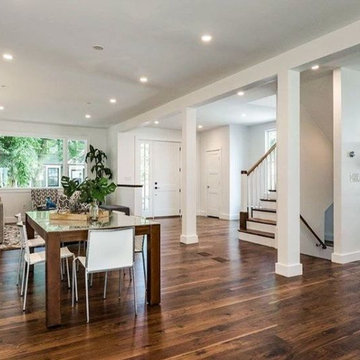 Wide Plank Character Walnut and Sapwood Maple Floors