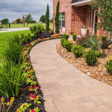 Unique Suburban Entryway