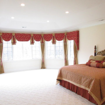 Custom Window Treatment and Bedding