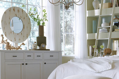 Bedroom - traditional bedroom idea in Chicago