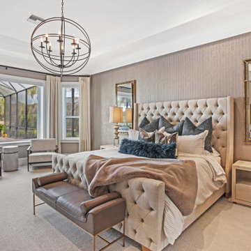 Sophia Terrace Master Bedroom and Powder Bathroom