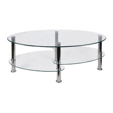 Vida Designs Cara Coffee Table, Clear