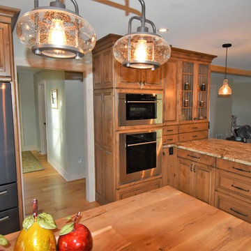 Rustic Knotty Alder Kitchen