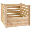 Outdoor 174-Gallon Wooden Compost Bin made from Eco-Friendly Cedar Wood