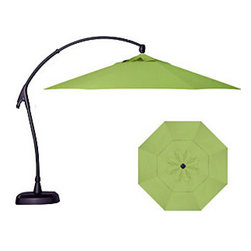 Treasure Garden 11' Octagon Cantilever Umbrella - Kiwi - Outdoor Umbrellas