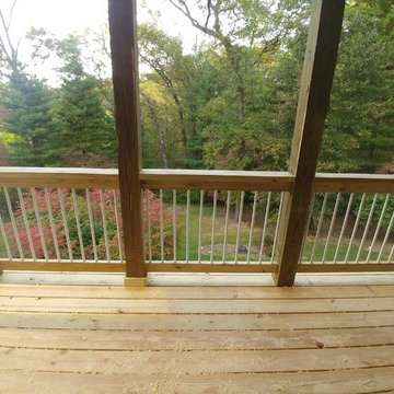 2 Tier Wood Deck