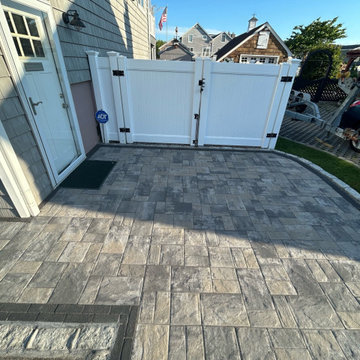 Amity Harbor | Expanded Driveway With Nicolock Stone Ridge Pavers