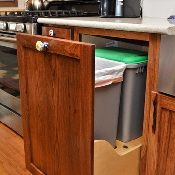 Walkerton, IN. Haas Signature Collection. Rustic Hickory Long Kitchen
