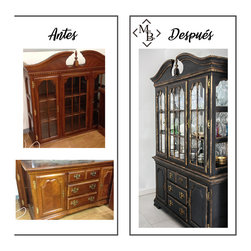 Muebles pintados - Glass Display Cabinets & Hutches