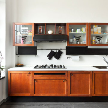 Loft Condo Shaker Kitchen