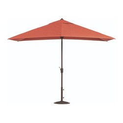 Home Decorators Collection - Home Decorators Collection 10 ft. Auto-Tilt Patio Umbrella in Papaya Sunbrella - Outdoor Umbrellas