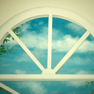 Faux Window with Ocean View
