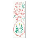 DDCG - "A Season Filled with Joy" Canvas Wall Art, 12"x36" - Spread holiday cheer this Christmas season by transforming your home into a festive wonderland with spirited designs. This "A Season Filled with Joy" 12x36 Canvas Wall Art makes decorating for the holidays and cultivating your Christmas style easy. With durable construction and finished backing, our Christmas wall art creates the best Christmas decorations because each piece is printed individually on professional grade tightly woven canvas and built ready to hang. The result is a very merry home your holiday guests will love.