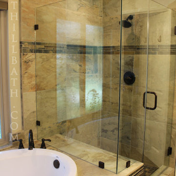 heavy glass enclosure