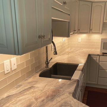 Kitchen Backsplash - Tile & Installation by Exact Tile Inc