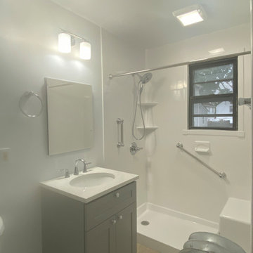 Full Bathroom Remodel: Shower, Flooring, Tile