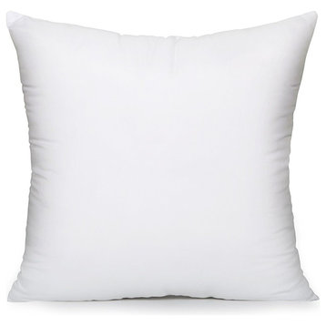 Premium Square Pillow Insert 14"x14" Down Alternative Euro Pillow Made in USA