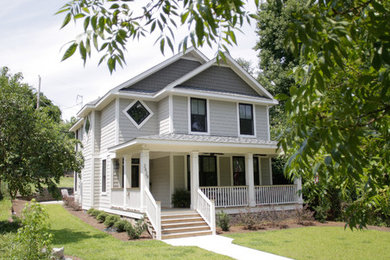 Inspiration for a craftsman exterior home remodel in Other