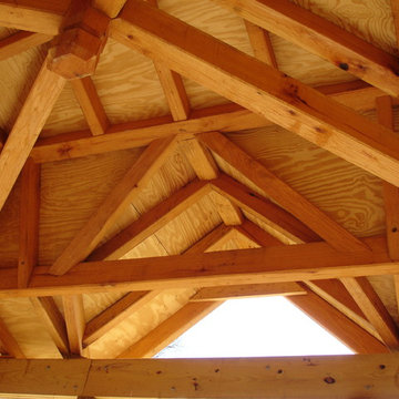 Timber frame for a teahouse