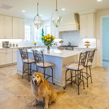 Breathtaking All White Kitchen in Herndon, VA