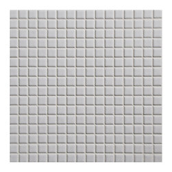 Dimensional Ceramic - Square 1/2" Mosaic Celestial White - Gloss - Tile