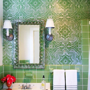Lisboa Tile Stencil Projects