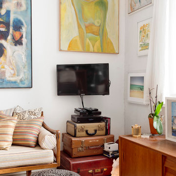 My Houzz: Walls of Art and Glass in a Brooklyn Loft