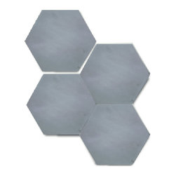 STOCK HEXAGONAL Solid Colour Cement Tiles - Products