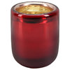 Radiant Mercury Glass Candle Holders, Red, Small, Single