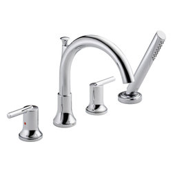 Delta Trinsic&reg; Roman Tub w/ Hand Shower Trim - Tub And Shower Faucet Sets